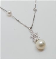 Pendente Aquaforte Donna Giulietta E Romeo in Argento Perla Q1214833 - Q1214833